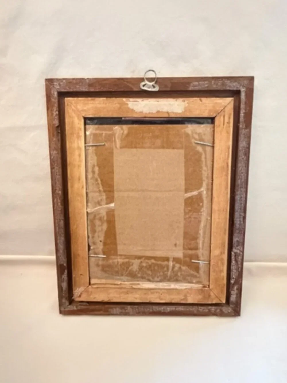 Framed Antique Yellow Paper Rose